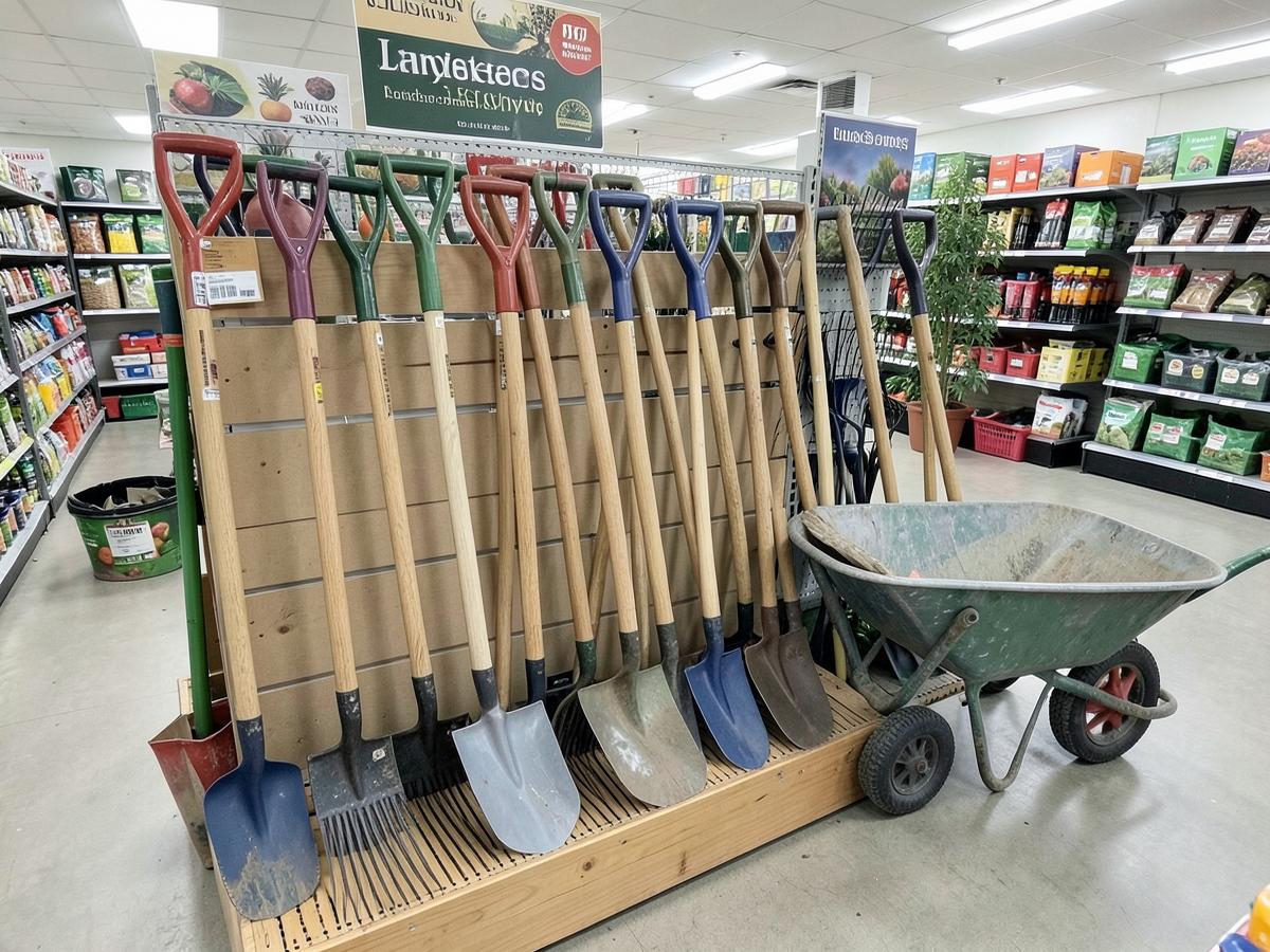 Garden Tools — Lawn & Garden material at the Omni Landscape & Garden Supply yard on Long Island